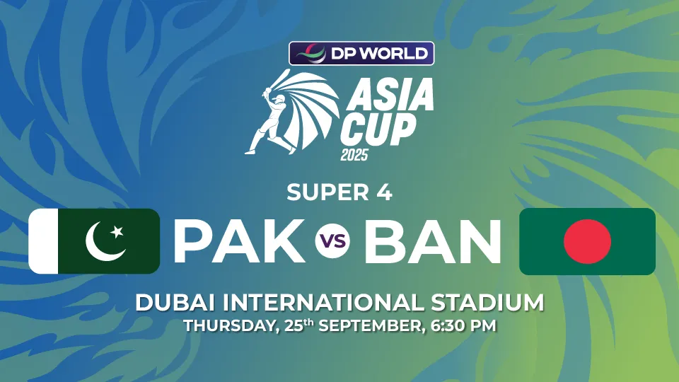 PAK vs BAN (A2 v B2) – Dubai, 25 Sept - Image 1